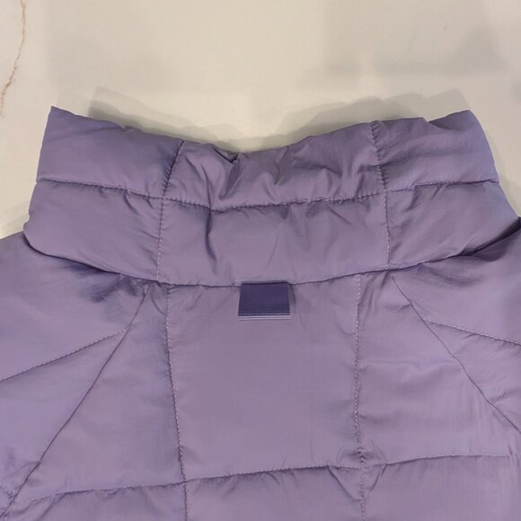 Halfdays Nellie Packable Puffer Lilac Purple Lightweight Oversize Crop Jacket XL - Picture 11 of 16